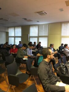 ACG Drone_Sonea_Público asistente a la charla Teledetección con drones durante Tecnovid2019_Viñedo y Olivar