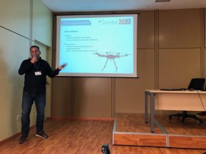 ACG Drone_Guillermo de Roda en un momento de la presentación durante Tecnovid 2018_Viñedo y Olivar_2