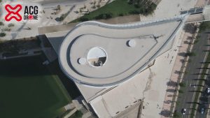 ACG Drone - Vuelos urbanos -Torre-del-Agua-y-su-espectacular-cubierta-en-forma-de-gota