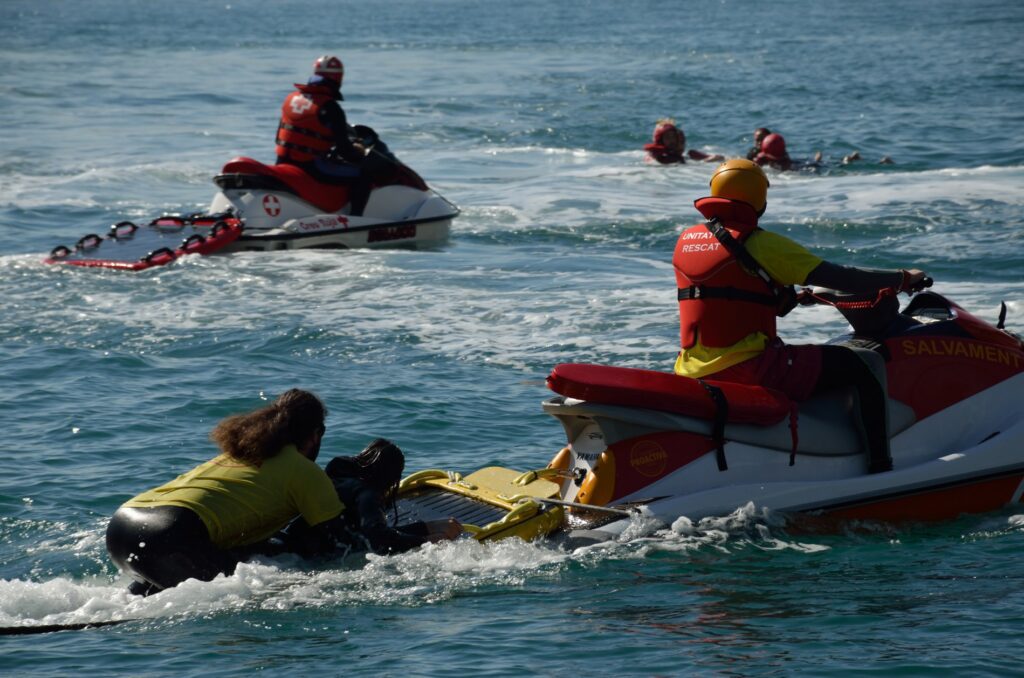Simulacro emergencia Port Fórum Barcelona