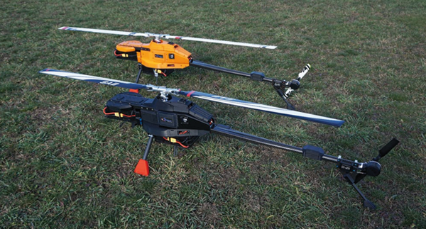 dron helicóptero