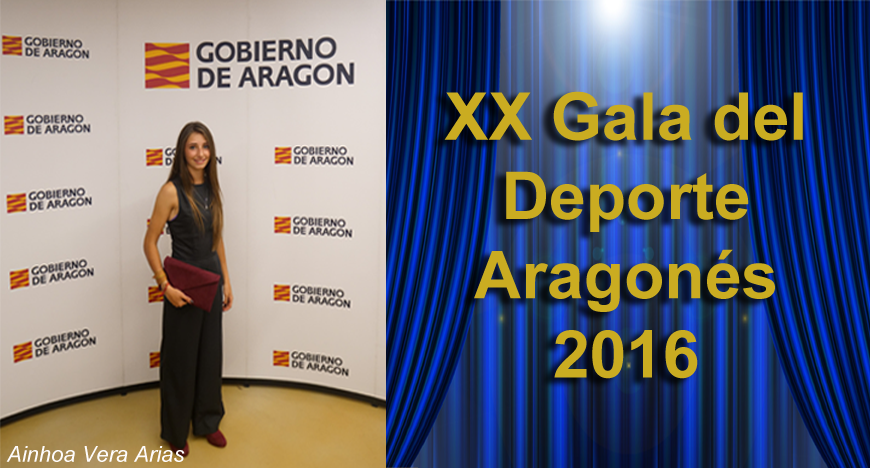 Ainhoa Vera XX Gala del deporte aragonés