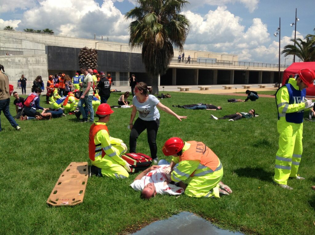 Simulacro emergencia Port Fórum Barcelona