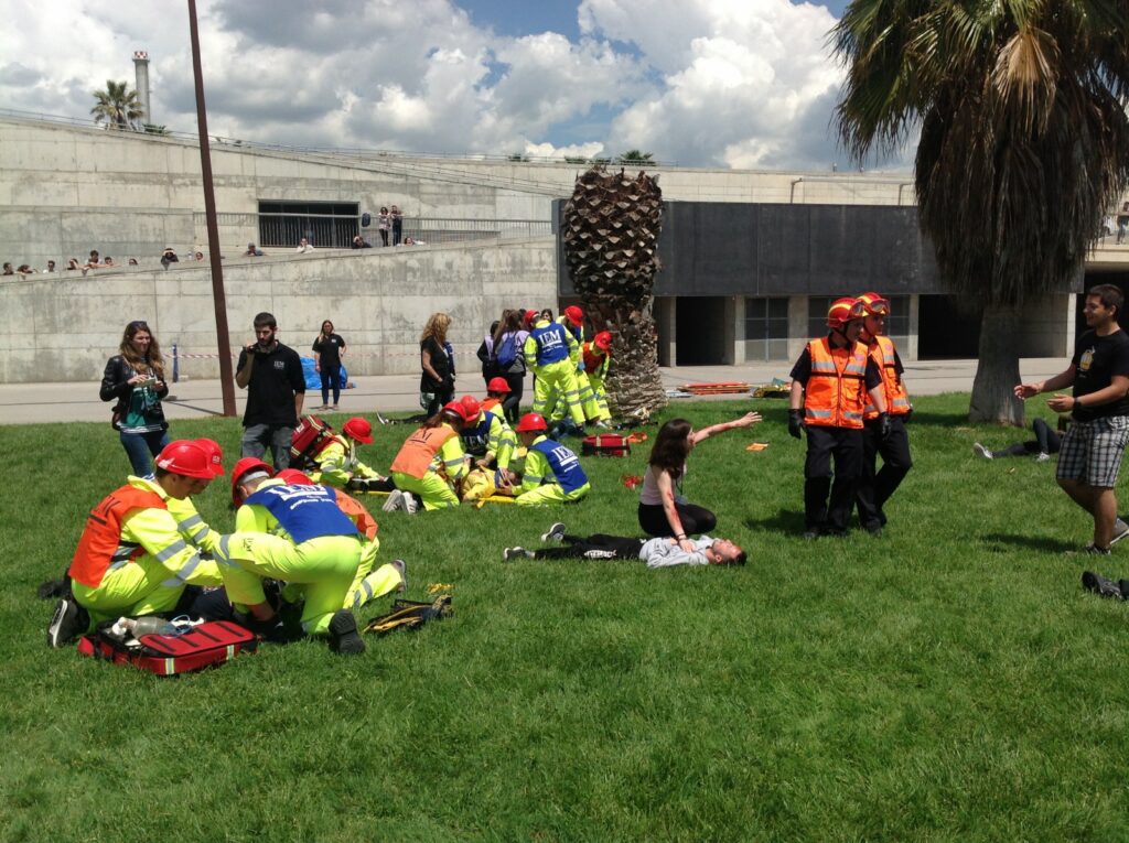 Simulacro emergencia Port Fórum Barcelona