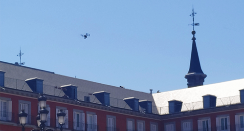 ACG Drone - vuelos urbanos - Plaza Mayor de Madrid